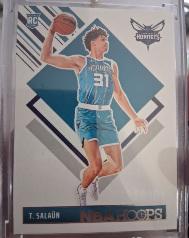 2024-25 Panini NBA Hoops Tribute #292 Tidjane Salaun — front