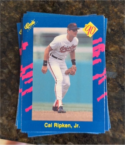 1990 Classic Blue #24 Cal Ripken, Jr. — front