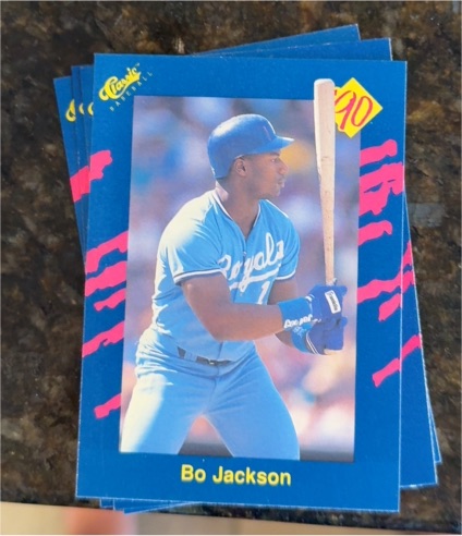 1990 Classic Blue #2 Bo Jackson — front