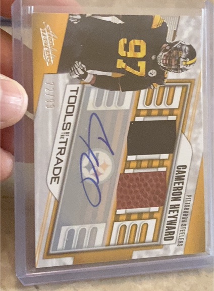2023 Panini Absolute Tools of the Trade #TOT-CH Cameron Heyward — front