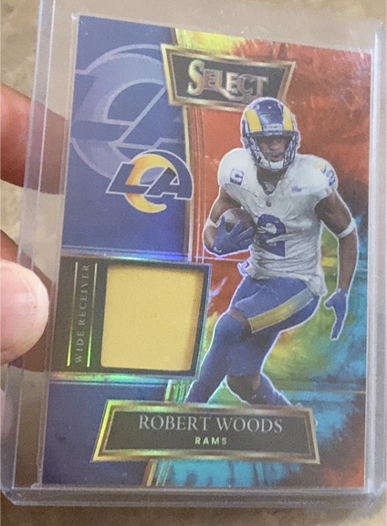 2021 Panini Select Select Swatches #SS-RWO Robert Woods — front