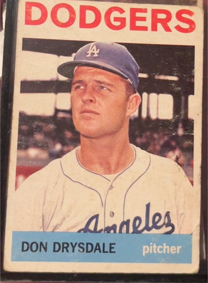 1964 Topps #120 Don Drysdale — front
