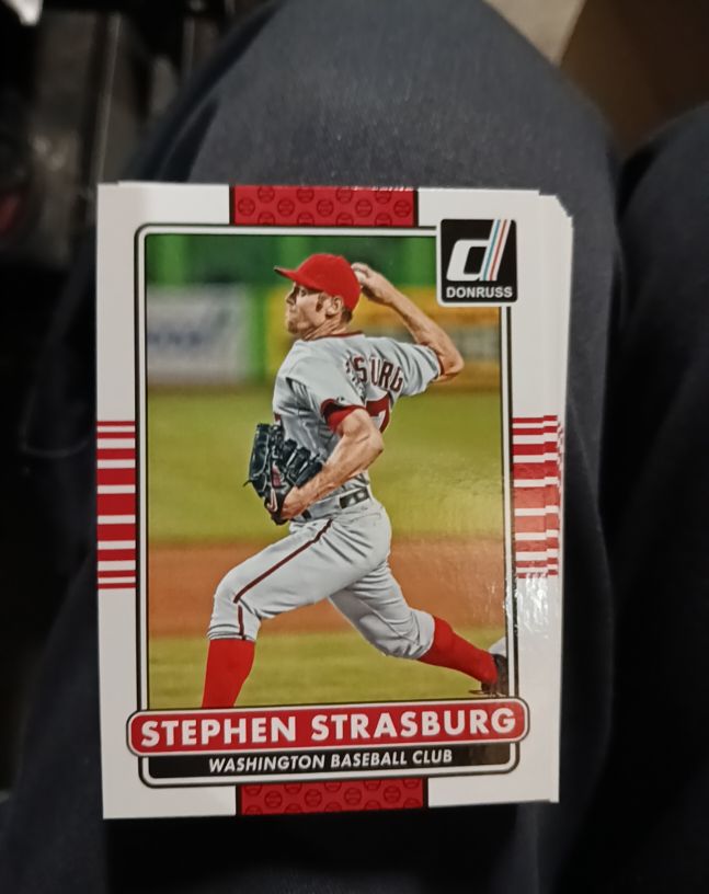 2015 Donruss #180 Stephen Strasburg — front