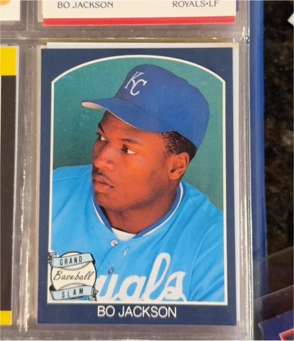 1990 Grand Slam #NNO Bo Jackson — front