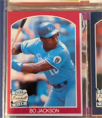 1990 Donruss Grand Slam Bo Jackson — front