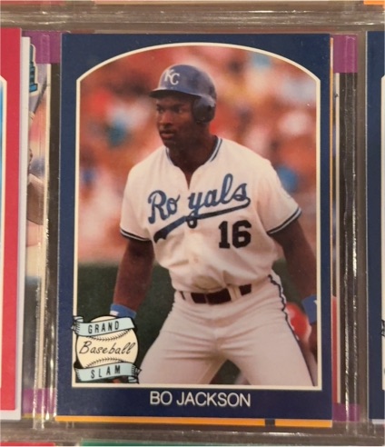 1990 Grand Slam Baseball Bo Jackson — front