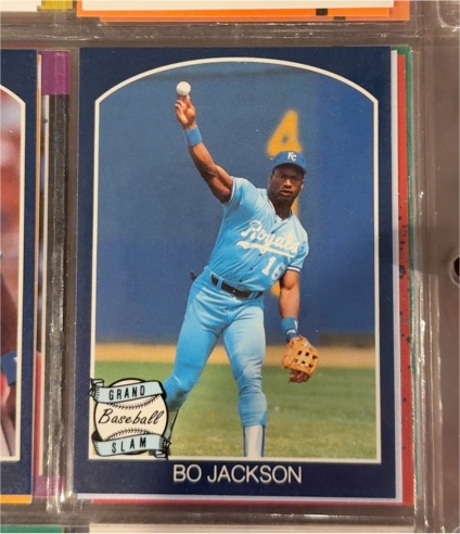 1990 Grand Slam Baseball Bo Jackson — front