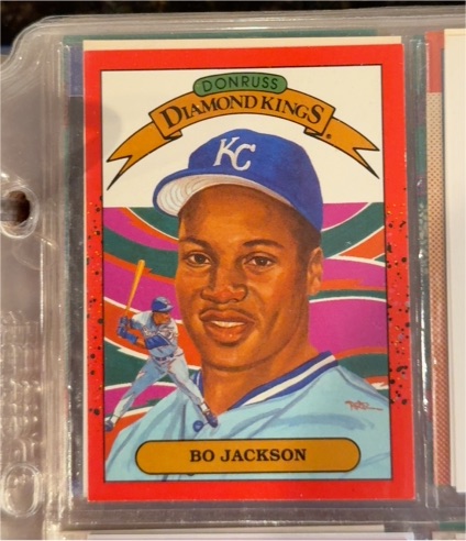 1989 Donruss Diamond Kings #1 Bo Jackson — front