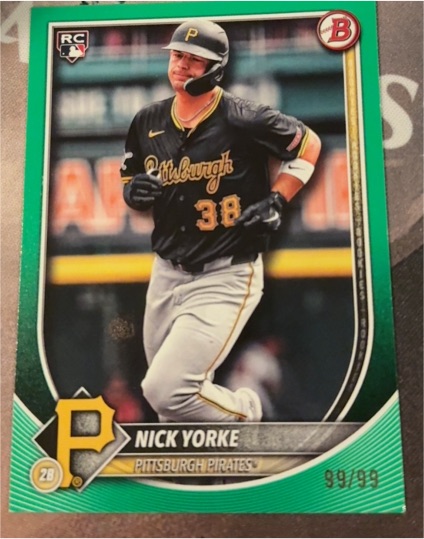 2025 Bowman #97 Nick Yorke — front