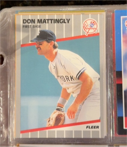 1989 Fleer #258 Don Mattingly — front