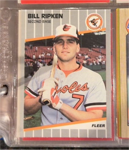 1989 Fleer #616 Bill Ripken — front