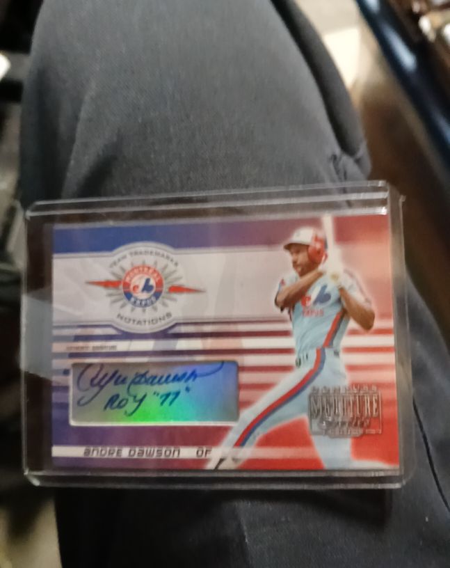 2003 Donruss Signature Series Team Trademarks #TT-2 Andre Dawson — front