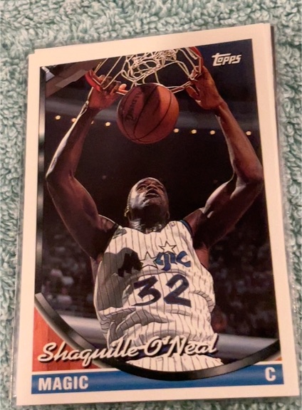 1993-94 Topps #181 Shaquille O'Neal — front
