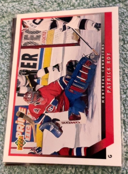 1993-94 Upper Deck #49 Patrick Roy — front