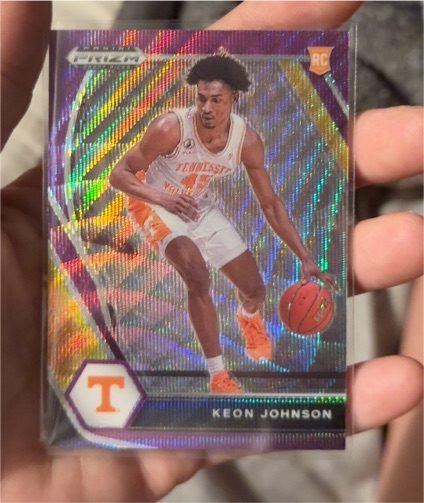 2021 Panini Prizm Draft Picks #7 Keon Johnson — front