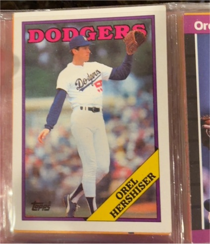 1988 Topps #40 Orel Hershiser — front