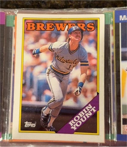 1988 Topps #165 Robin Yount — front