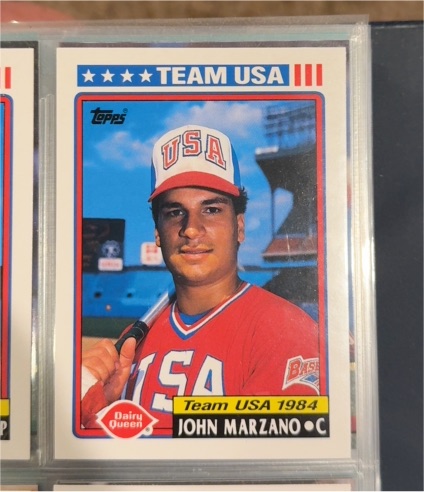 1992 Topps Dairy Queen Team USA #3 John Marzano — front
