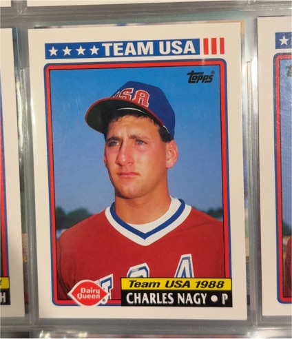 1992 Topps Dairy Queen Team USA #12 Charles Nagy — front