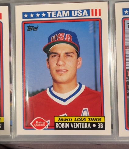 1992 Topps Dairy Queen Team USA #11 Robin Ventura — front