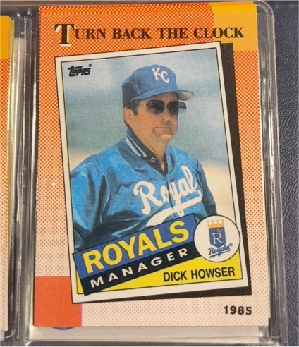 1990 Topps #661 Dick Howser — front