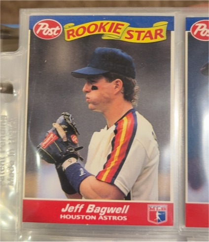 1992 Post Rookie Star #1 Jeff Bagwell — front
