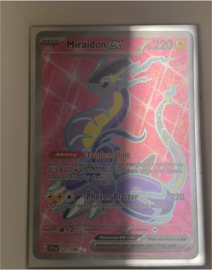 2023 Pokémon TCG Scarlet & Violet Base Set #227 Miraidon ex — front