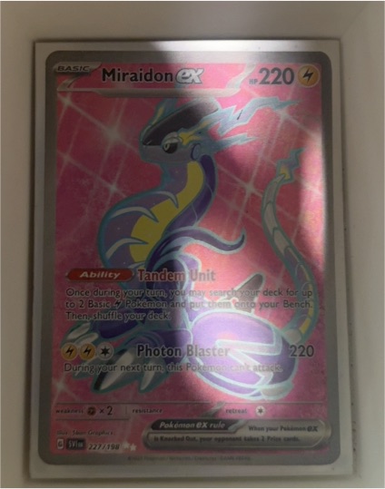 2023 Pokémon TCG Scarlet & Violet Base Set #227 Miraidon ex — front