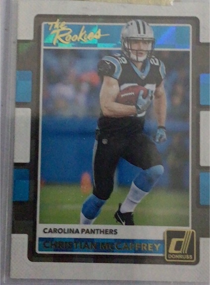 2017 Donruss #5 Christian McCaffrey The Rookies — front