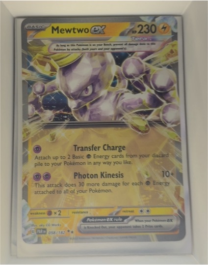 2023 Pokémon TCG #058 Mewtwo ex — front