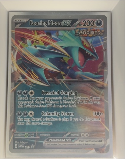 2023 Pokémon TCG Scarlet & Violet Roaring Moon ex #067 Black Star Promo — front