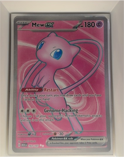 2023 Pokémon Scarlet & Violet 151 #193 Mew EX — front