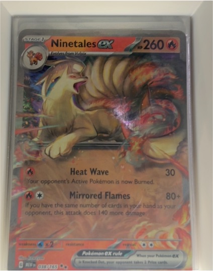 2023 Pokémon Scarlet & Violet 151 #038 Ninetales ex — front