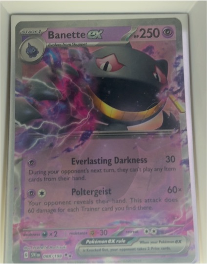2023 Pokemon Scarlet & Violet #088 Banette ex — front