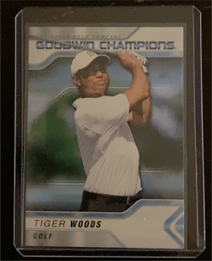 2023 Upper Deck Goodwin Champions #2 Tiger Woods — front