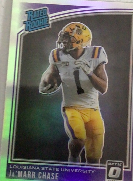 2021 Panini Chronicles Draft Picks Optic #205 Ja'Marr Chase — front