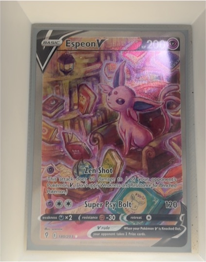 2021 Pokemon TCG Evolving Skies #180 Espeon V — front