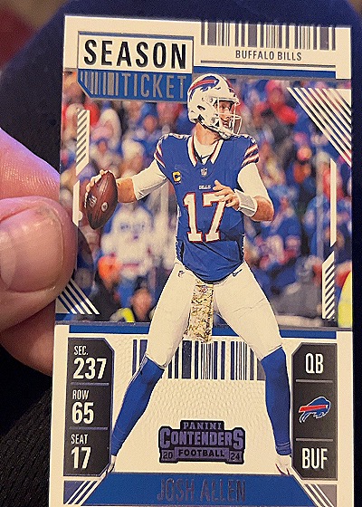 2024 Panini Contenders Season Ticket #11 Josh Allen — front