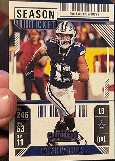 2024 Panini Contenders Season Ticket #27 Micah Parsons — front