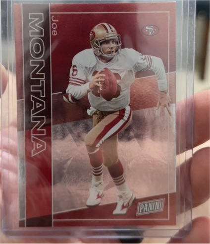2025 Panini The National Silver Pack #26 Joe Montana — front