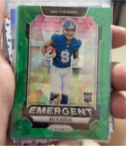 2024 Panini Prizm Emergent #6 Malik Nabers — front