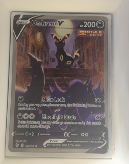 2021 Pokémon TCG Evolving Skies #189 Umbreon V — front