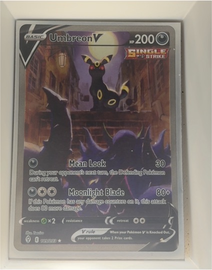 2021 Pokémon TCG Evolving Skies #189 Umbreon V — front