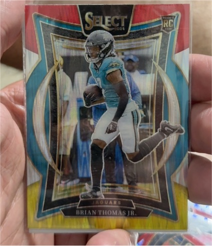 2024 Panini Select Concourse #91 Brian Thomas Jr. — front