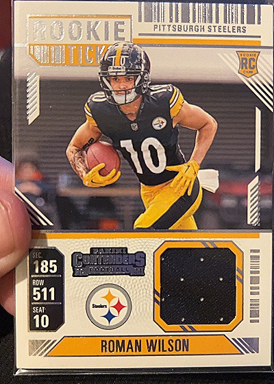2024 Panini Contenders #RTS-RWN Roman Wilson Rookie Ticket — front
