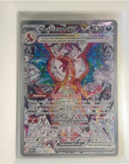 2023 Pokémon Scarlet & Violet Obsidian Flames #223 Charizard ex — front