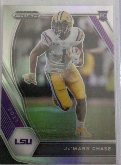 2021 Panini Prizm Draft Picks #112 Ja'Marr Chase — front