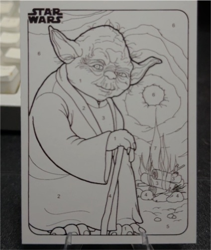 2025 Topps Chrome Star Wars #CP-8 Yoda By The Number — front
