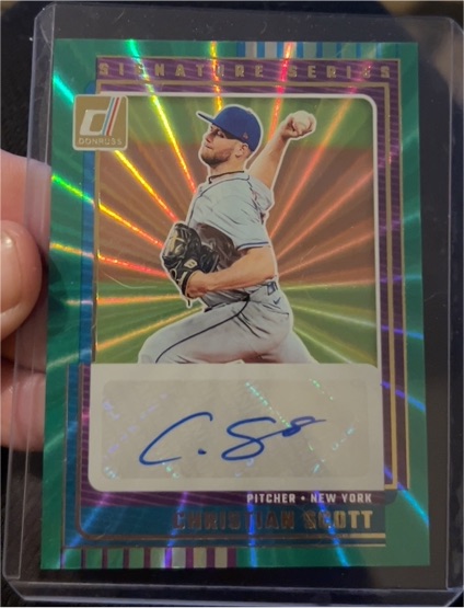 2025 Donruss Signature Series #SG-CST Christian Scott — front