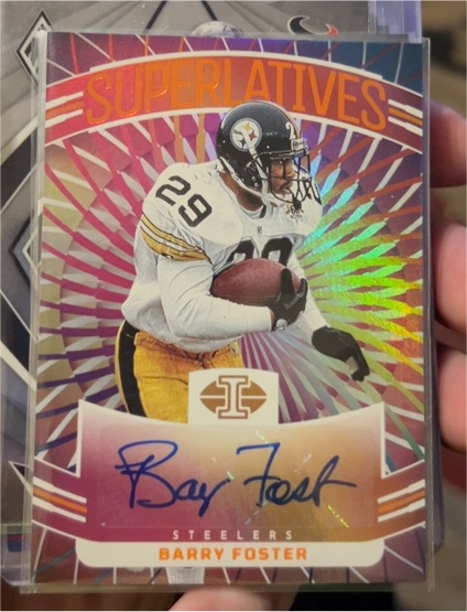 2024 Panini Illusions Superlatives #S-BFR Barry Foster — front